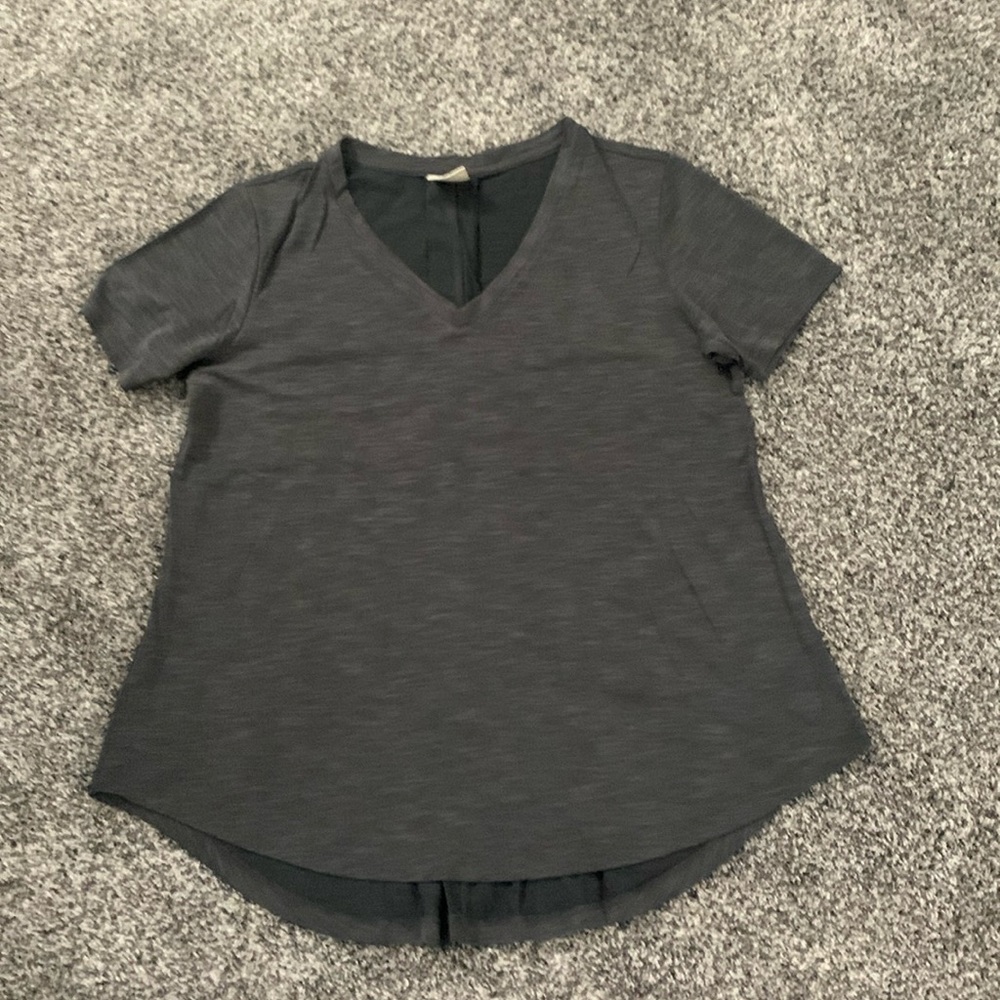 Womens Mod Ref Marled V neck Tunic